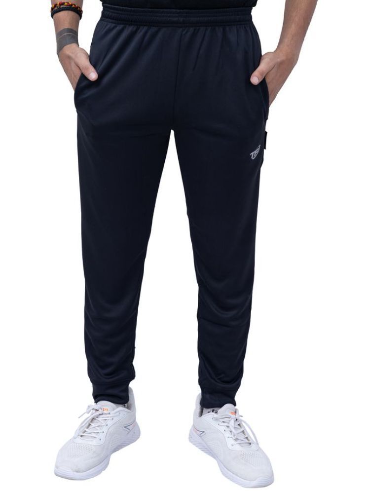     			TF Black Lycra Men's Sports Trackpants ( Pack of 1 )