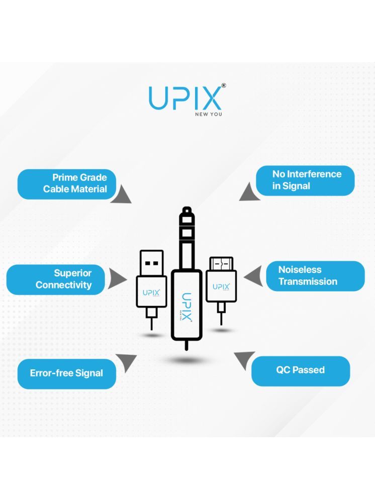     			Upix CAT6E 1 Metres LAN Cable - 1