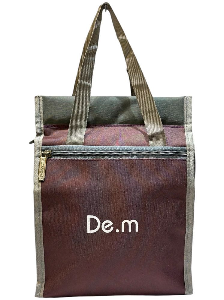     			demaabs Maroon PU Lunch Bag Pack of 1