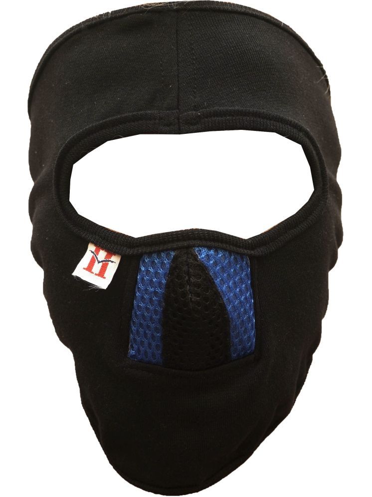     			H-STORE Black Solid Cotton Face Cover