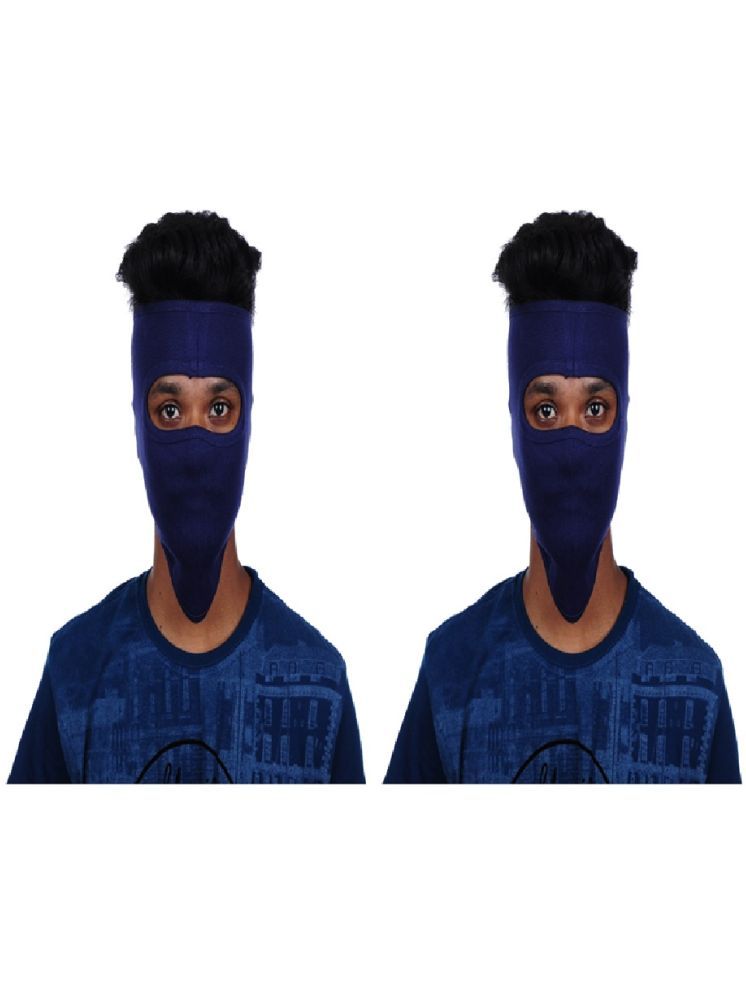     			H-Store Blue Bike Face Mask Riding Mask for Men & Women (Pack Of 2)