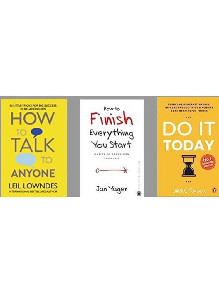     			How To Talk Any One +How to Finish Everything You Start English + Do It Today