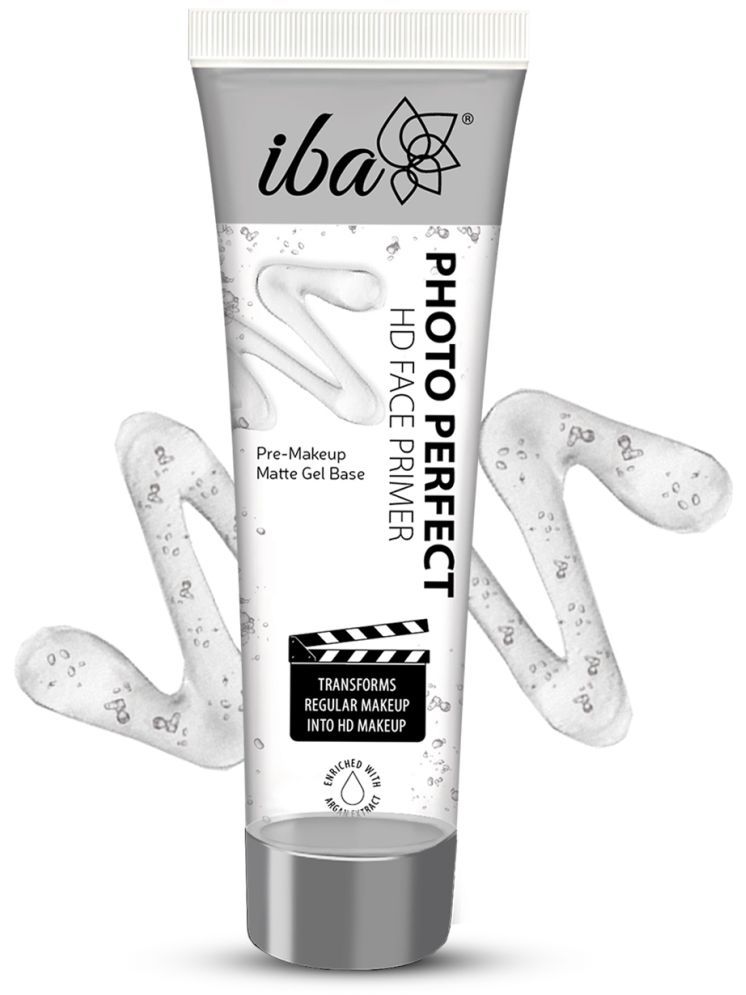     			Iba Photo Perfect Hd Face Primer, Transparent, 35g , Matte Gel Base , Fills Pores & Fine Lines, (Pack of 1)