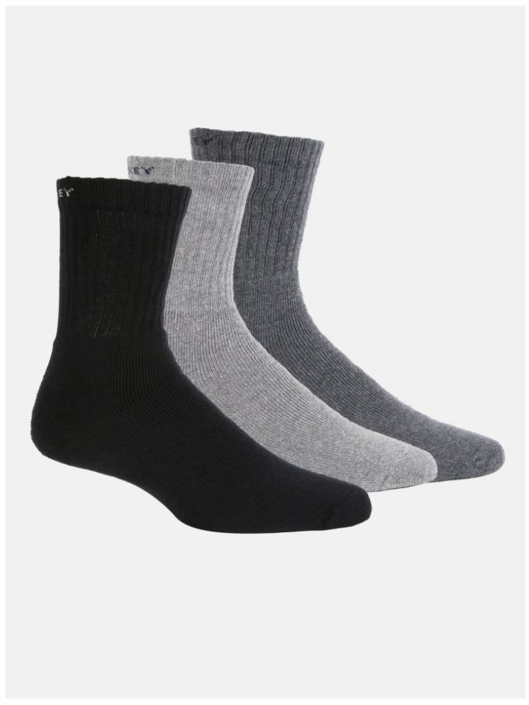     			Jockey Pack of 3 Men's Cotton Mid Length Socks ( Multicolor )