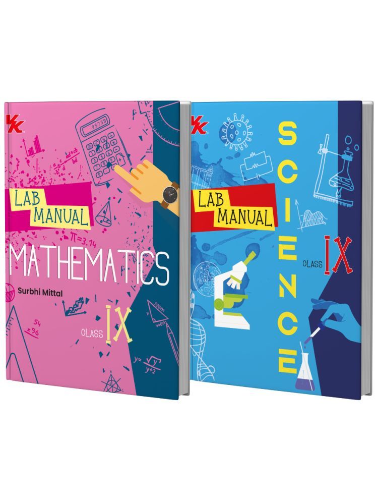     			Lab Manual Mathematics &  Science (HB) With Worksheet (Set of 2 Books) | For Class 9  | CBSE Based  | NCERT Based  | 2025 Edition