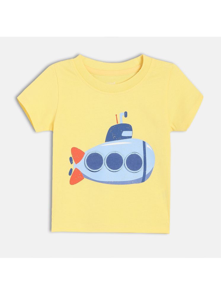     			MINI KLUB Pack of 1 Baby Boys Cotton T-Shirt ( Yellow )