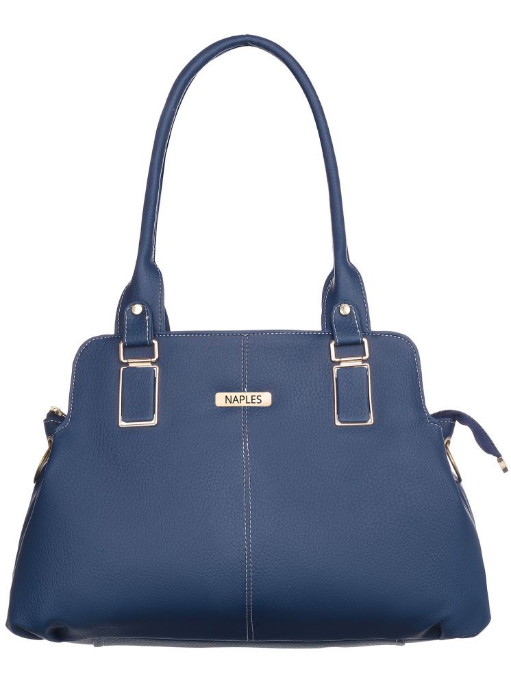     			Naples Shoulder Bag PU Set of 1 ( Blue )