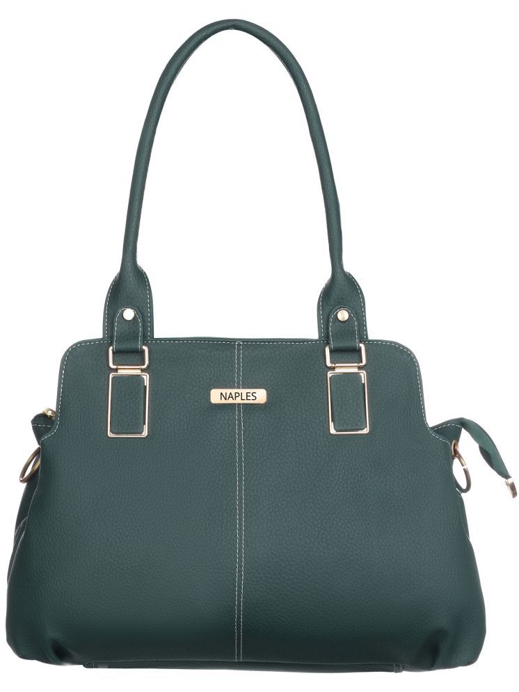     			Naples Shoulder Bag PU Set of 1 ( Green )