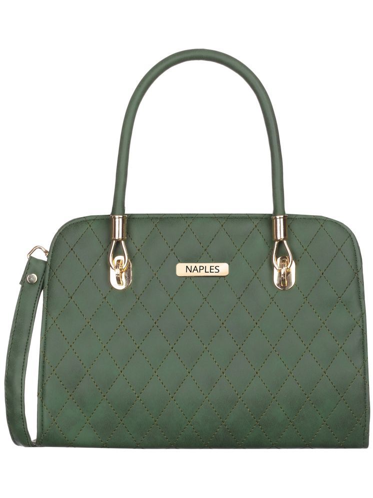     			Naples Shoulder Bag PU Set of 1 ( Green )