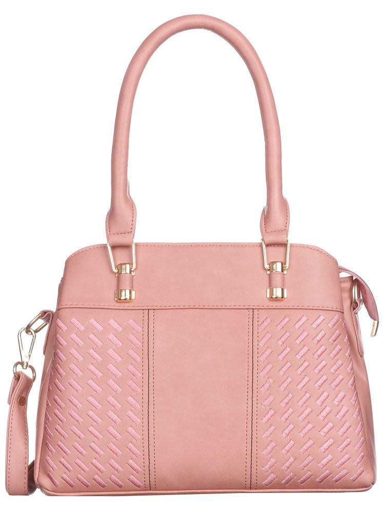     			Naples Shoulder Bag PU Set of 1 ( Pink )