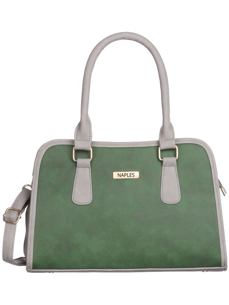     			Naples Shoulder Bag PU Set of 1 ( Green )