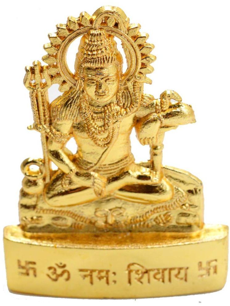     			Shri Astha Vinayak Brass Lord Shiva Idol ( 7 cm )