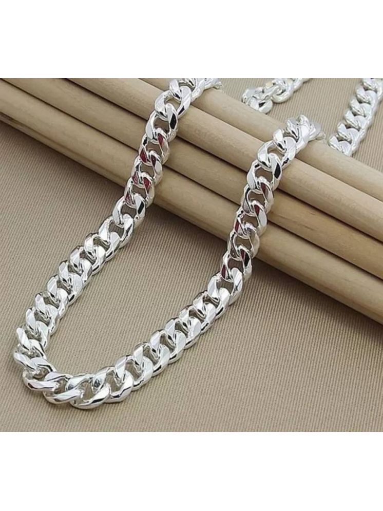     			db enbloc Oxidized Silver Chain ( Set of 1 )