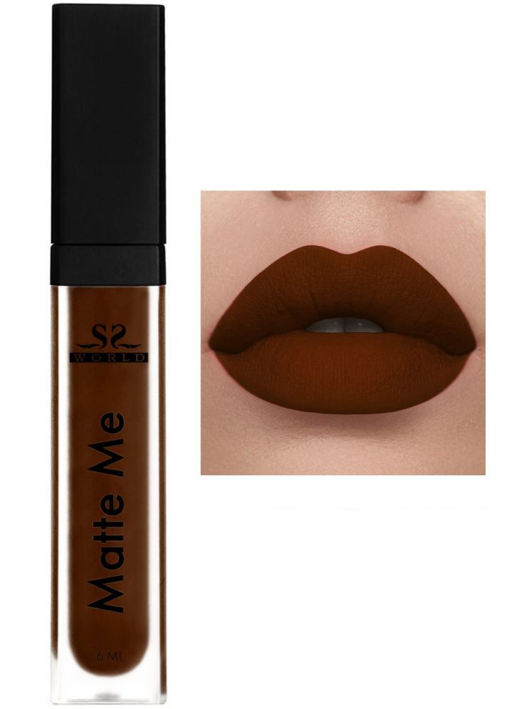     			ssworld Brown Matte Lipstick 6