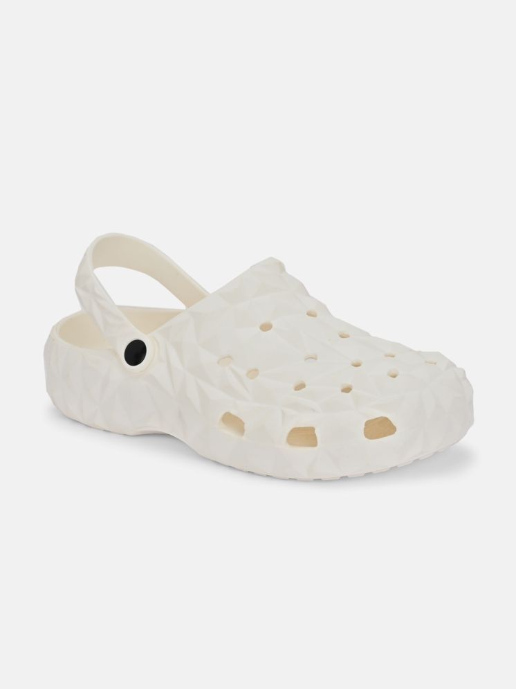     			Big Fox - White Men's Clogs