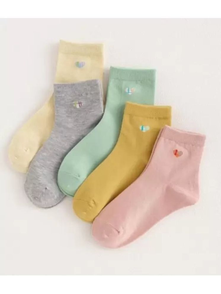     			Cavenders Pack of 5 Unisex Cotton Ankle Length Socks ( Multicolor )