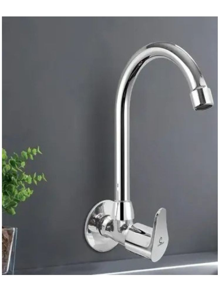     			Cossimo Cuba Zinc Wall Mount Sink Tap For Kitchen Zinc Kitchen Sink Tap (Sink Cock)