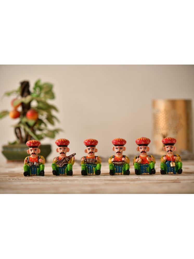     			FASHION BIZZ Handicraft Showpiece 10 cm - Pack of 6