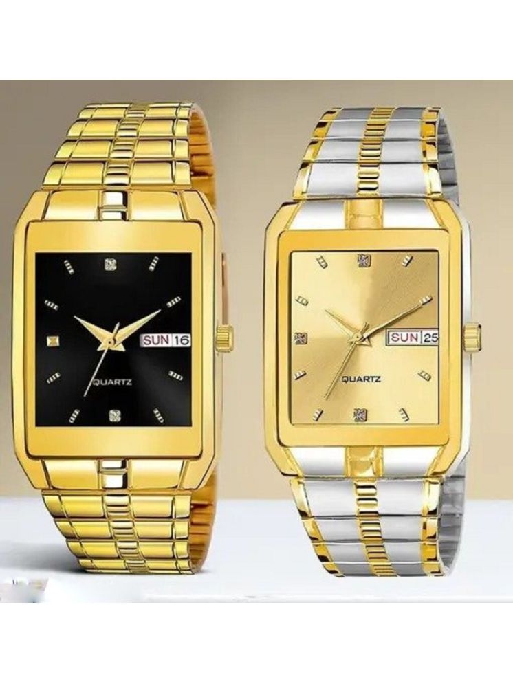     			HMCT Gold Metal Analog Men's Watch