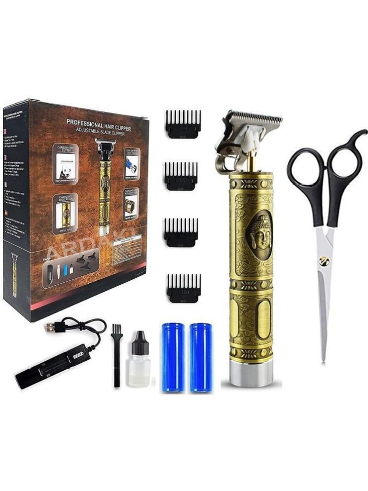     			Kadio Scissor,Cell & T99 Gold Cordless Beard Trimmer With 60 minutes Runtime