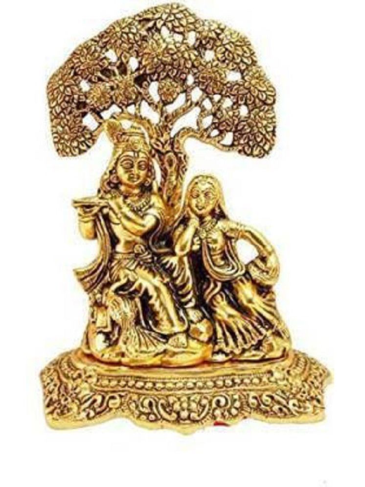     			Shri Astha Vinayak Brass Radha Krishna Idol ( 6 cm )