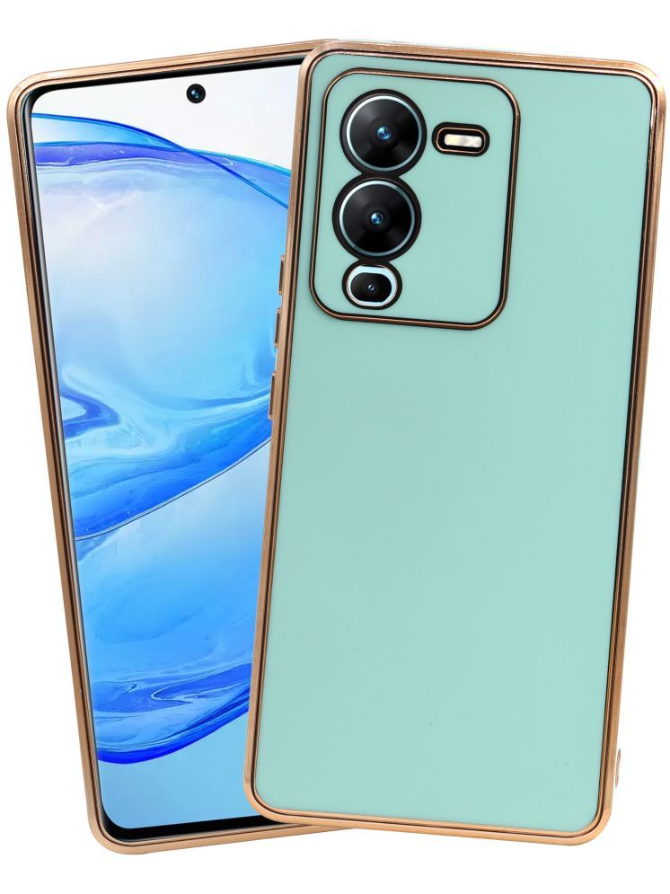     			VAKIBO Plain Cases Compatible For TPU Glossy Cases Vivo v25 pro ( )