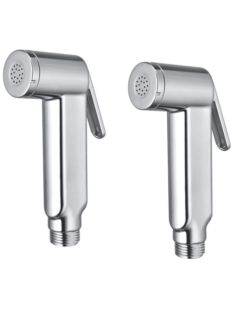     			COSWARE ABS Silver Supreme Health Faucet Head Only 2pcs Plastic(ABS) Jet Sprays