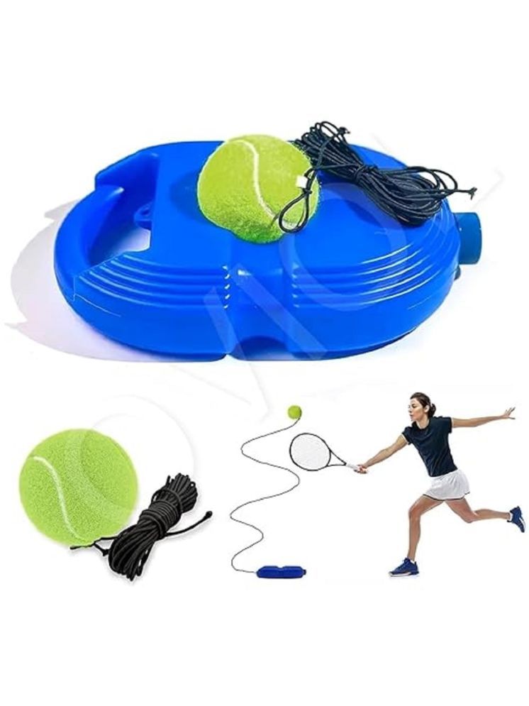     			DENFE Tennis Trainer Rebound Ball with String Solo Tennis Trainer Set Self Tennis Practice Ball with String Cricket Trainer Rebound Ball with Rope Fill Sand or Water