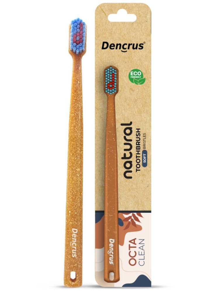     			Dencrus Octa Clean Ultra-Soft Bristles Toothbrush Octagonal Handle