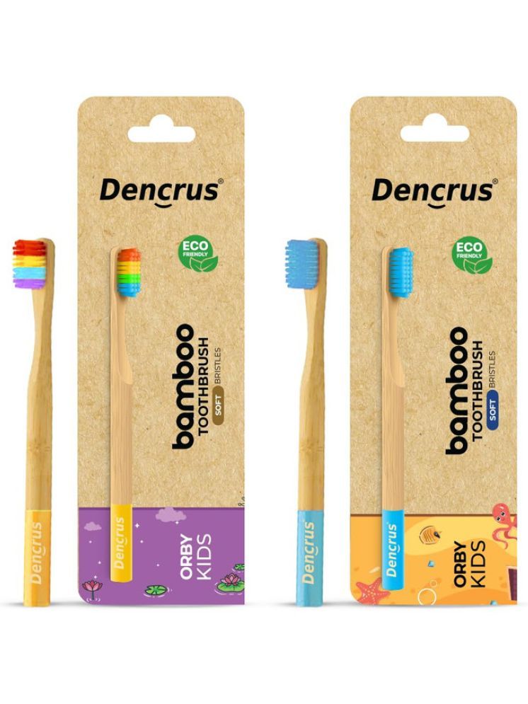     			Dencrus Orby Kids Soft Bristles Toothbrush Relieve Sensitiivity Pack of 2