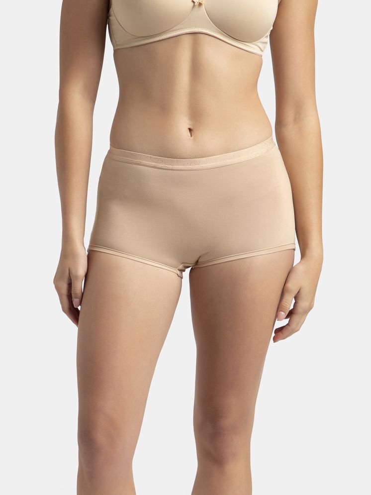     			Jockey Pack of 1 Modal Boy Shorts For Women ( Beige )