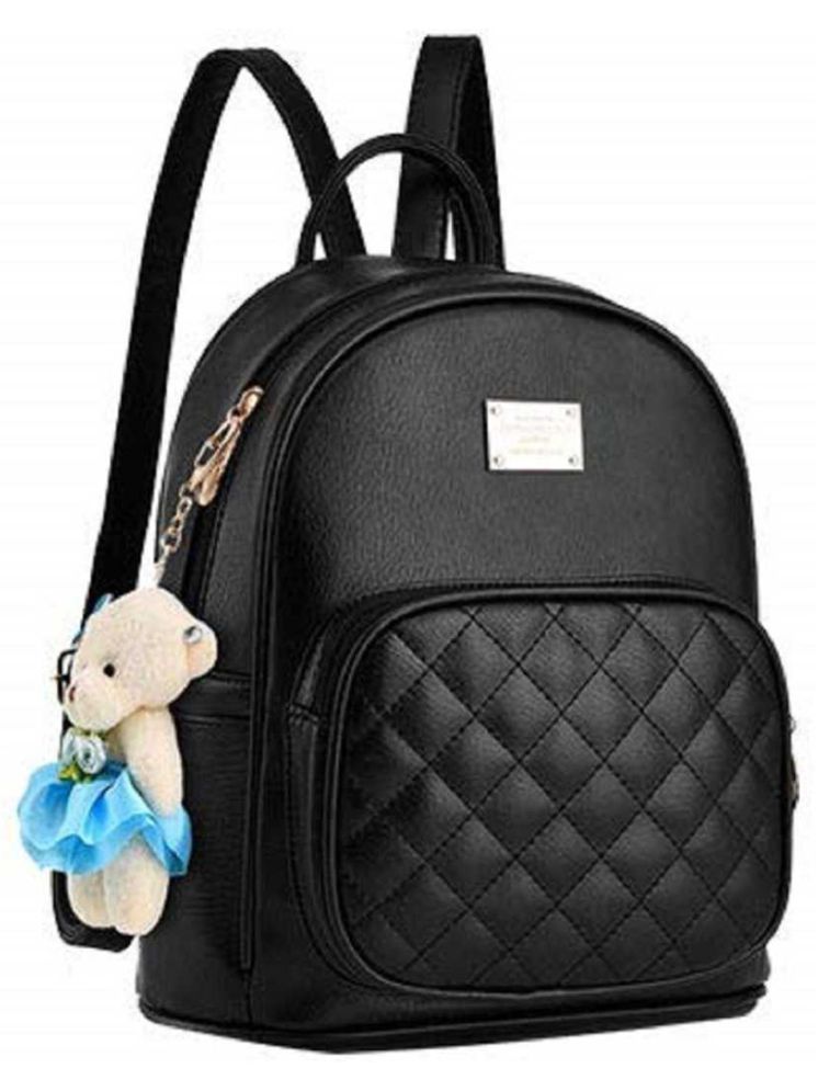     			Raez 5 Ltrs PU Backpack *For Women ( Black )