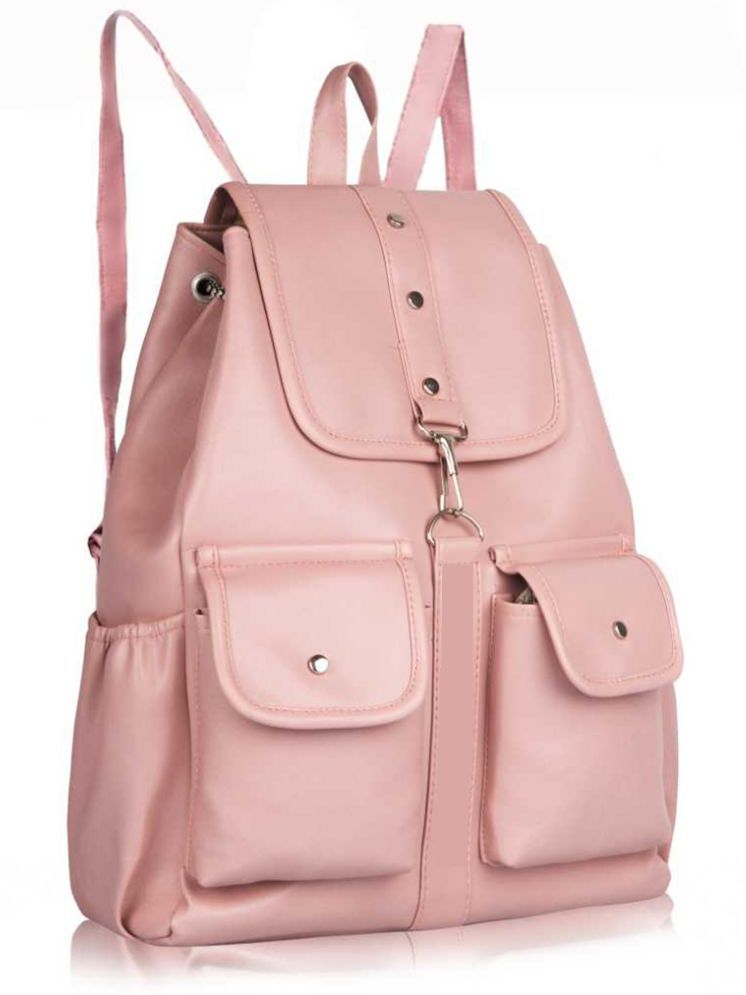     			Raez 5 Ltrs PU Backpack *For Women ( Peach )