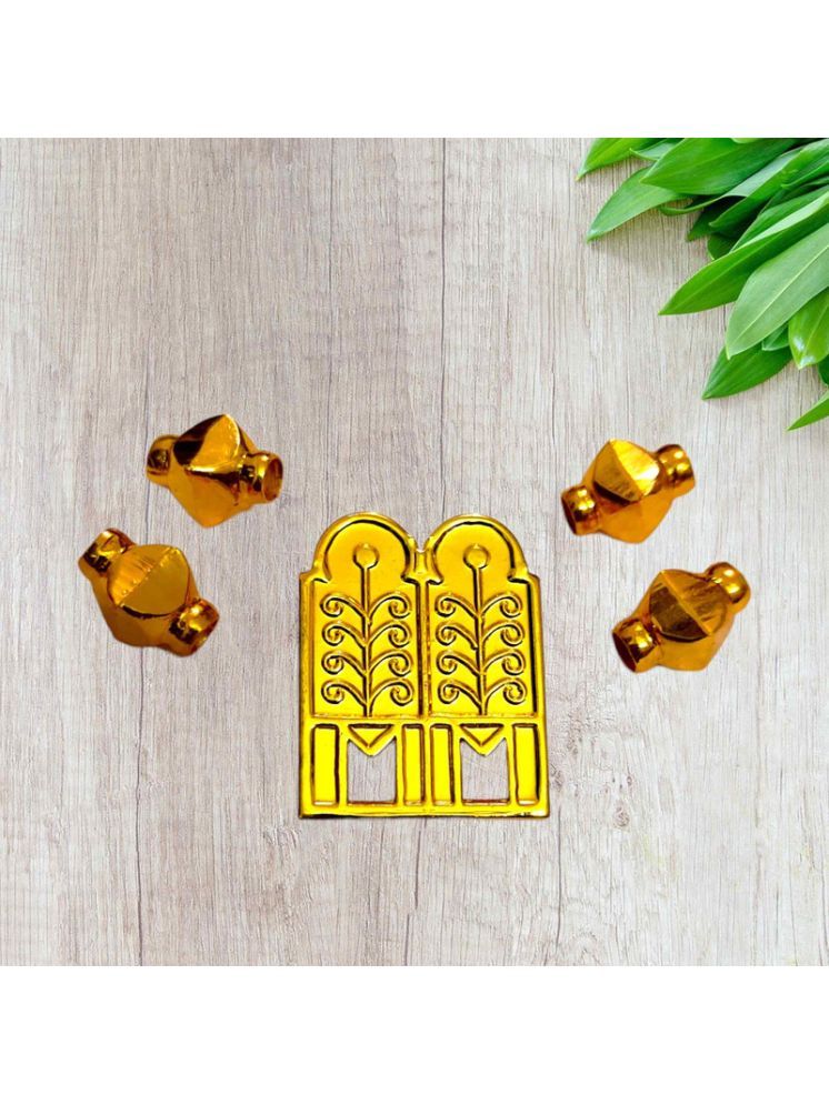     			TGS GOLD COVERING Gold Pendant set ( Pack of 1 )