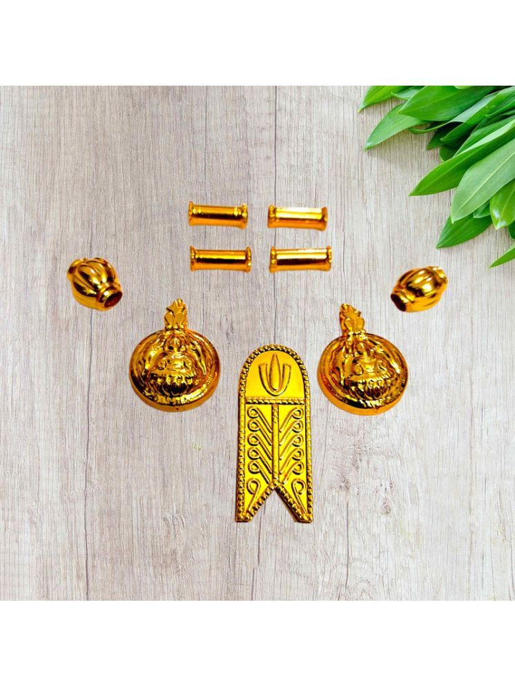     			TGS GOLD COVERING Gold Pendant set ( Pack of 1 )