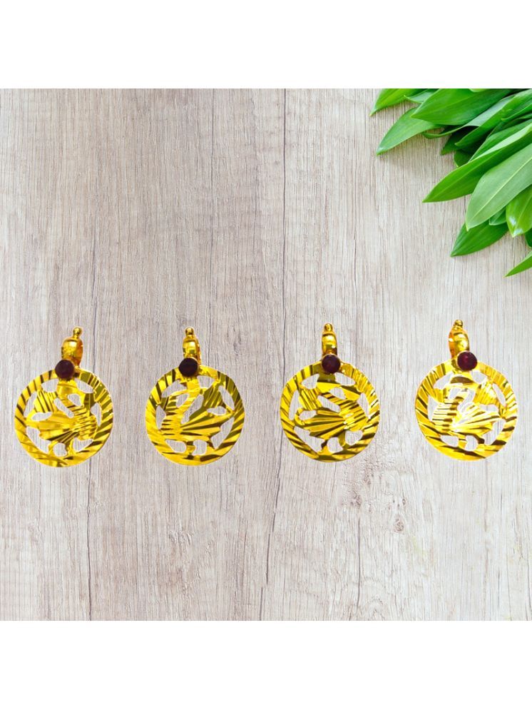     			TGS GOLD COVERING Gold Pendant set ( Pack of 1 )