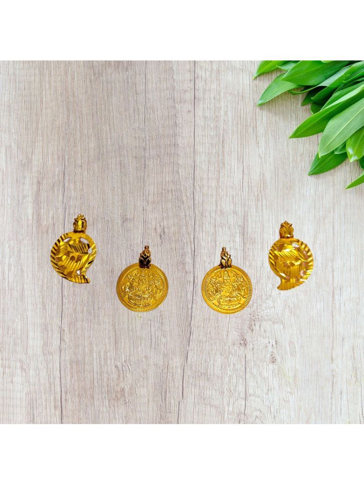     			TGS GOLD COVERING Gold Pendant set ( Pack of 1 )