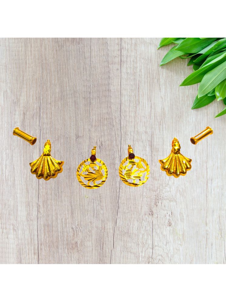     			TGS GOLD COVERING Gold Pendant set ( Pack of 1 )