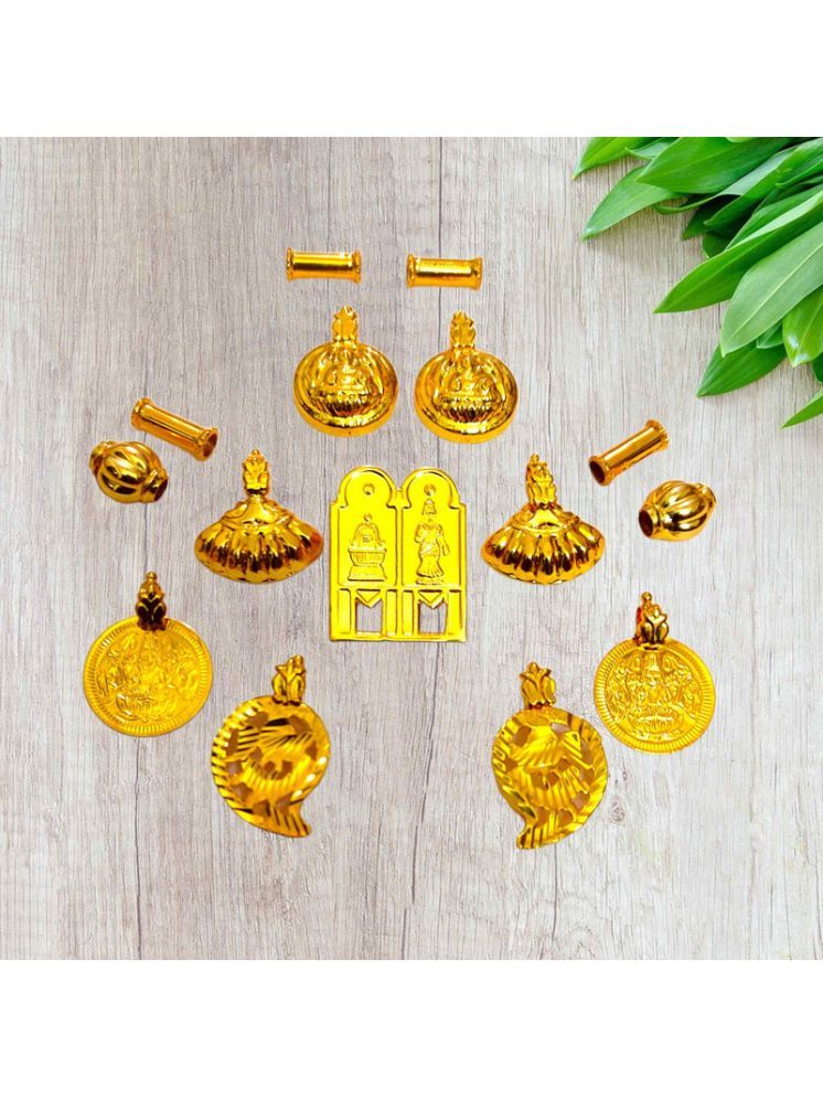     			TGS GOLD COVERING Gold Pendant set ( Pack of 1 )