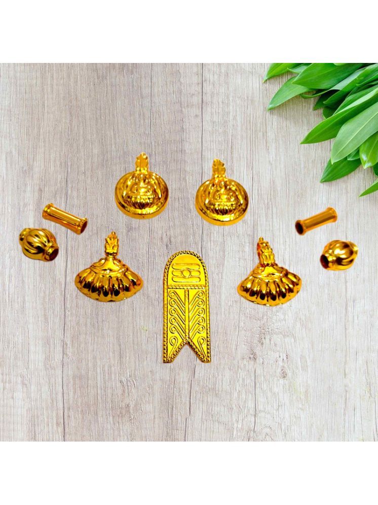     			TGS GOLD COVERING Gold Pendant set ( Pack of 1 )