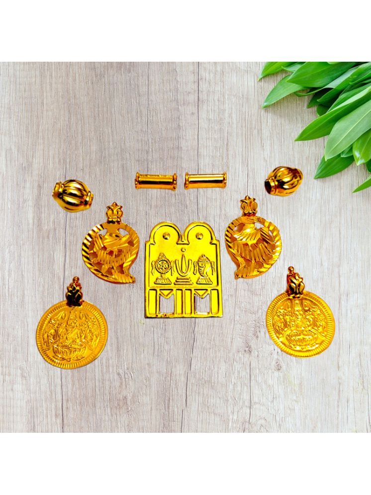     			TGS GOLD COVERING Gold Pendant set ( Pack of 1 )