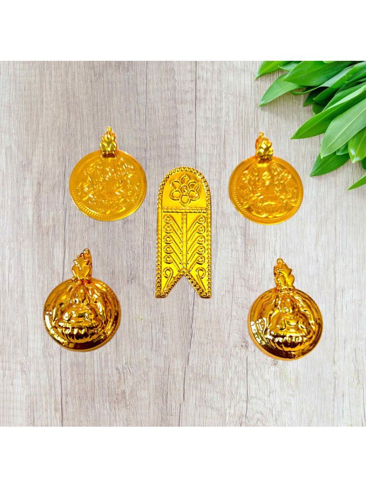     			TGS GOLD COVERING Gold Pendant set ( Pack of 1 )