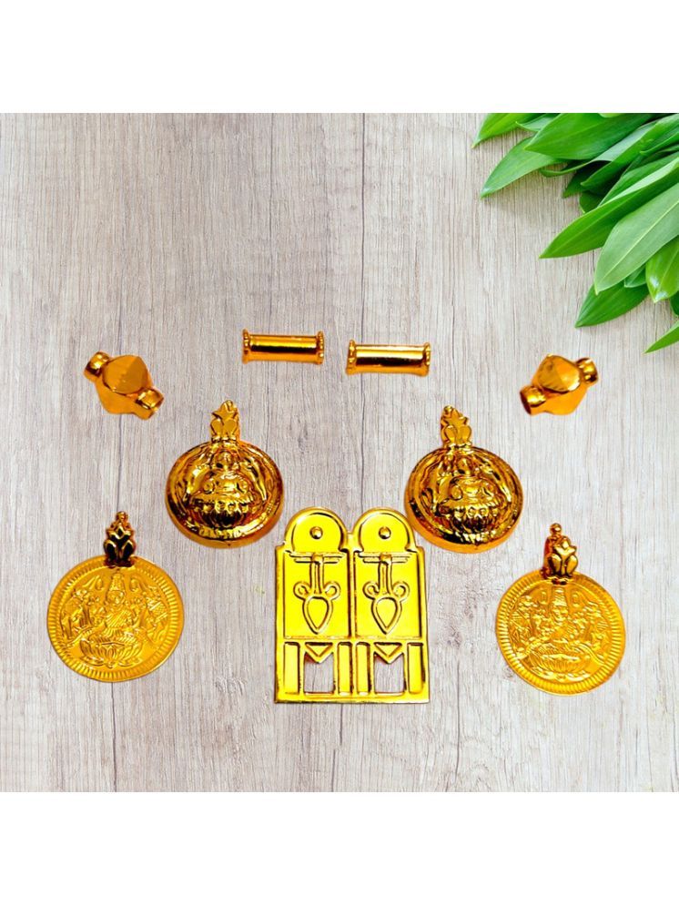     			TGS GOLD COVERING Gold Pendant set ( Pack of 1 )