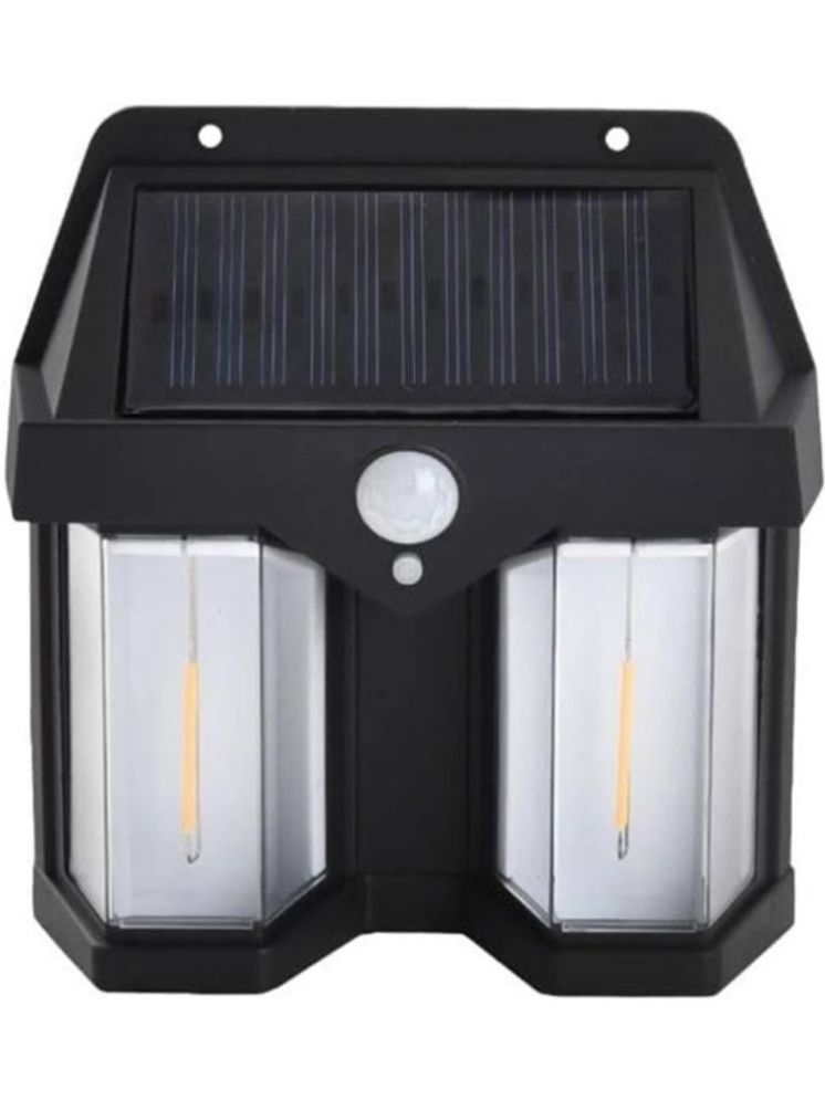     			ZESTRUM 2W Solar Outdoor Wall Light ( Pack of 1 )