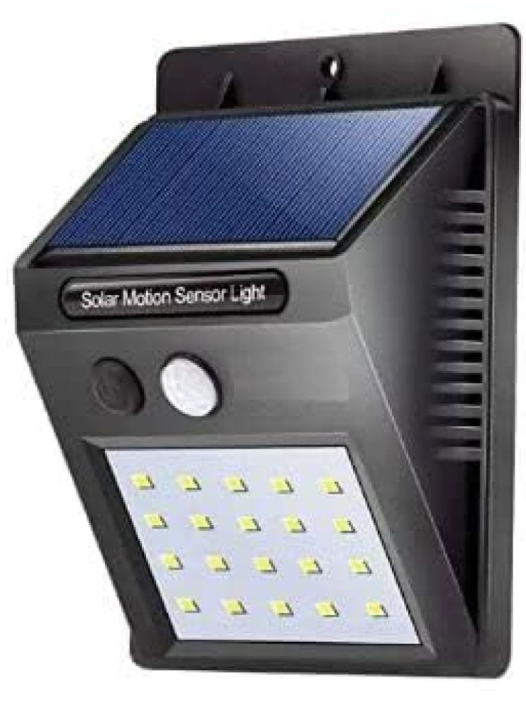     			ZESTRUM 3W Solar Outdoor Wall Light ( Pack of 1 )