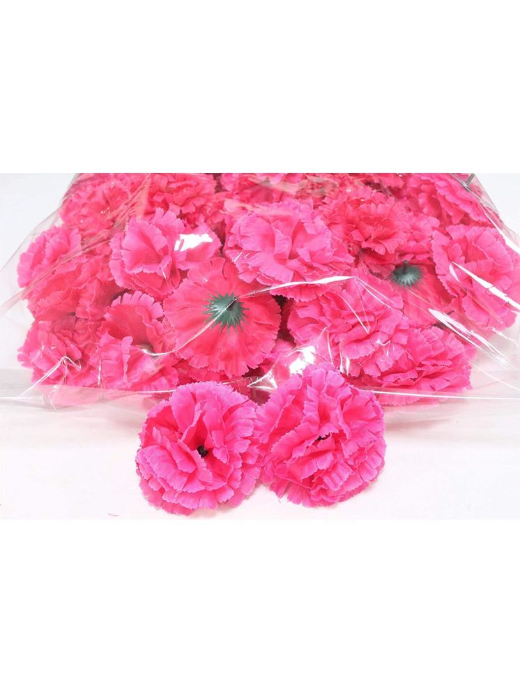     			Green plant indoor - Pink Carnations Artificial Flower ( Pack of 1 )