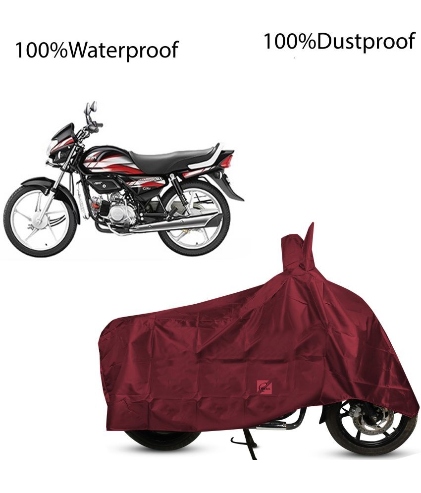     			EGAL Bike Body Cover for Hero HF Deluxe i3s ( Pack of 1 ) , Maroon