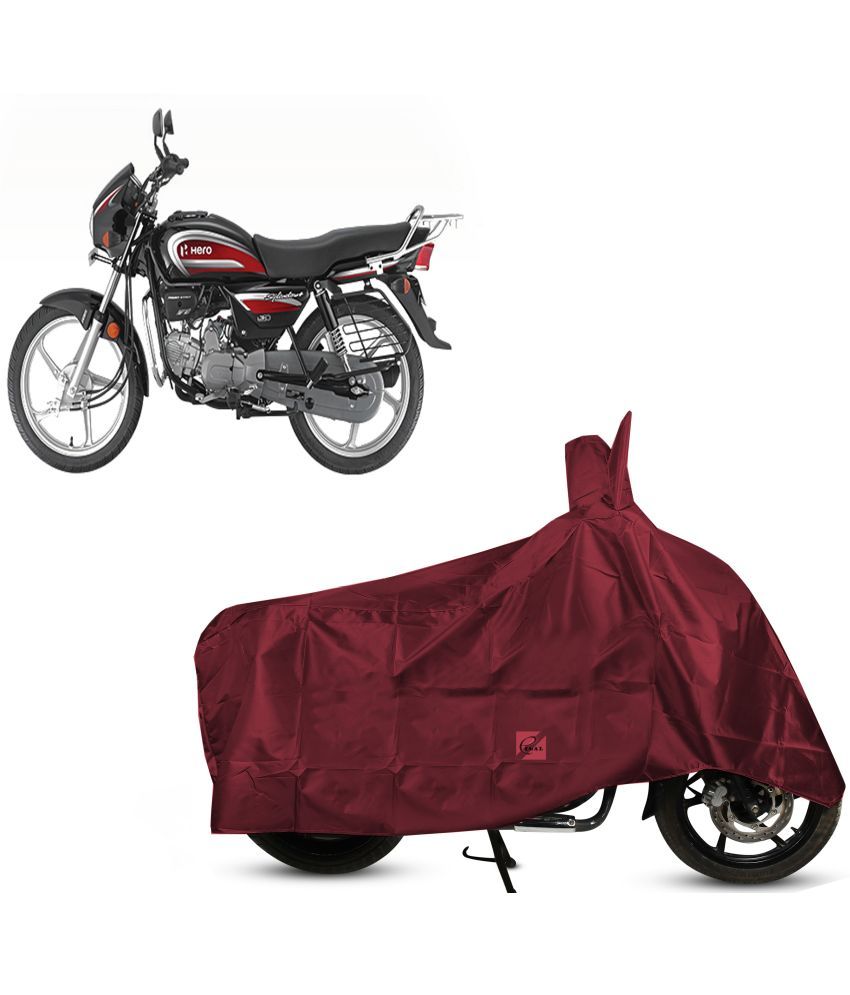     			EGAL Bike Body Cover for Hero Hero Splendor+ New BS6 ( Pack of 1 ) , Maroon