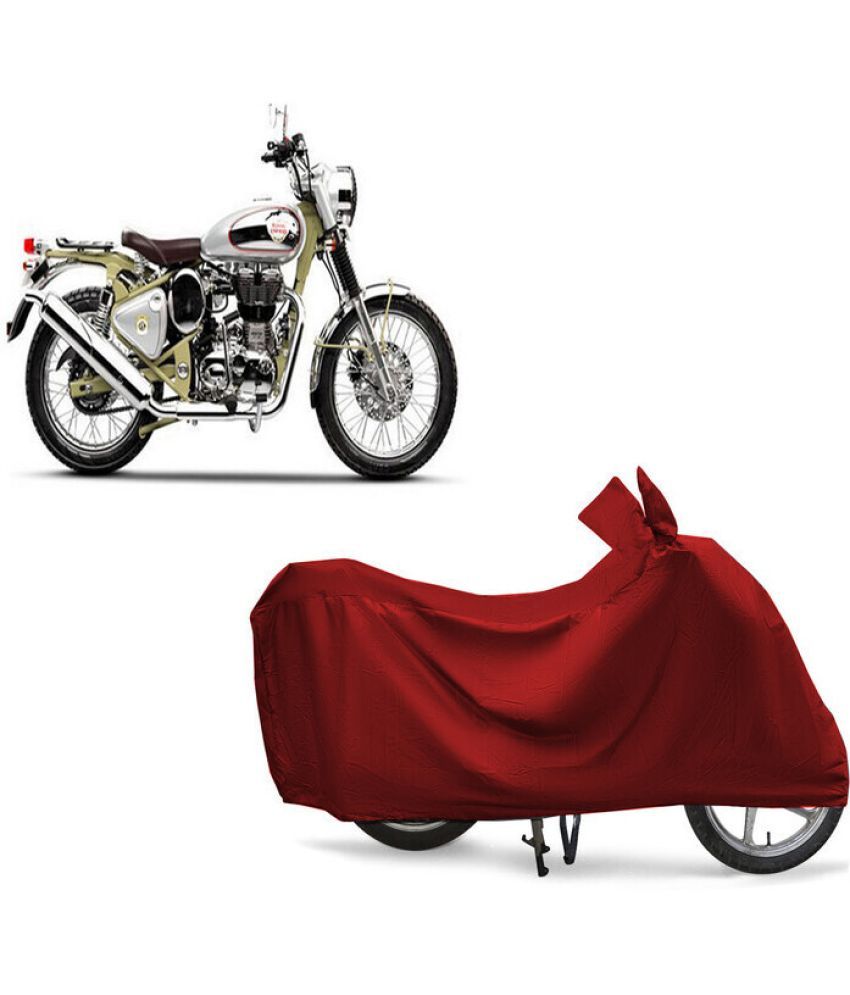     			EGAL Bike Body Cover for Royal Enfield 111_ Bullet Trials 500 ( Pack of 1 ) , Maroon