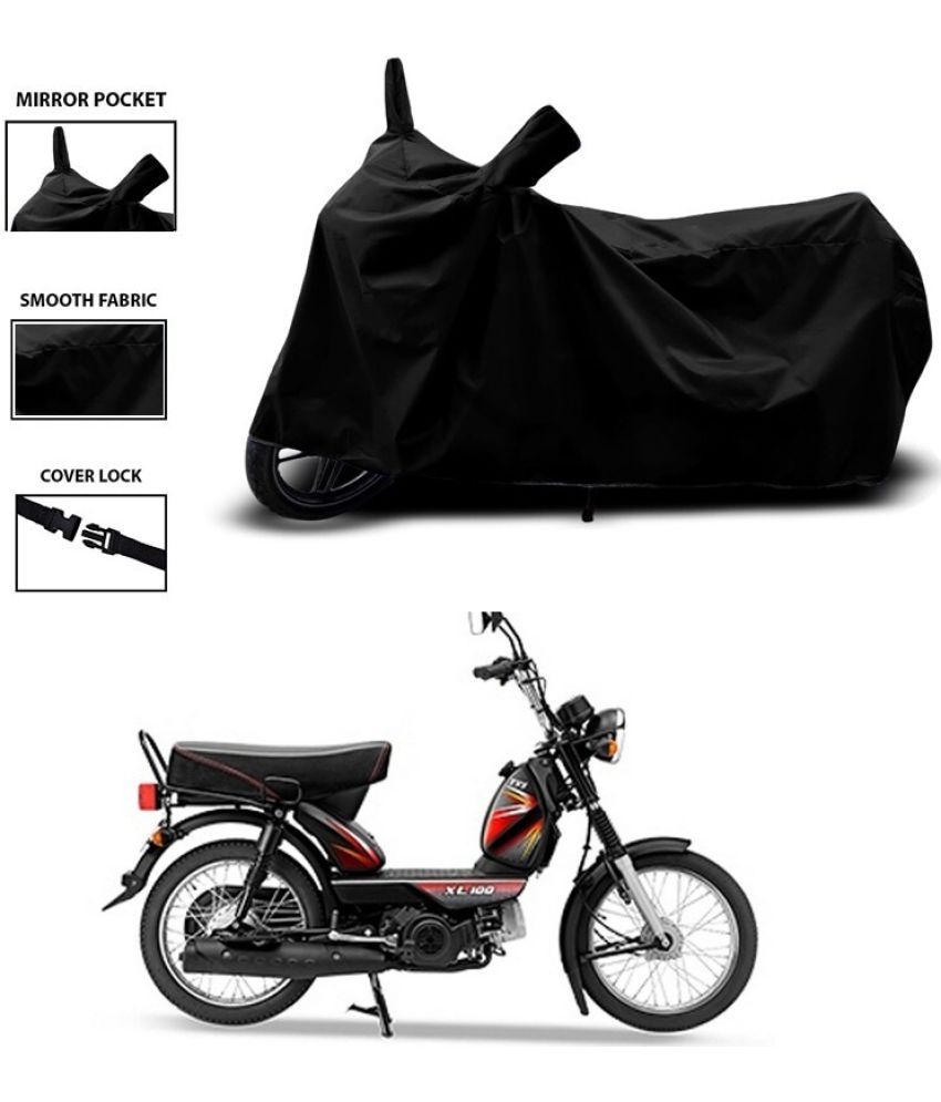     			EGAL Bike Body Cover for TVS TVS XL 100 Comfort BS6 ( Pack of 1 ) , Black